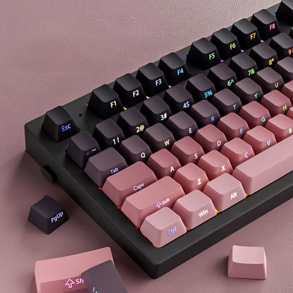Strawberry Side Backlit OEM Doubleshot PBT Keycaps