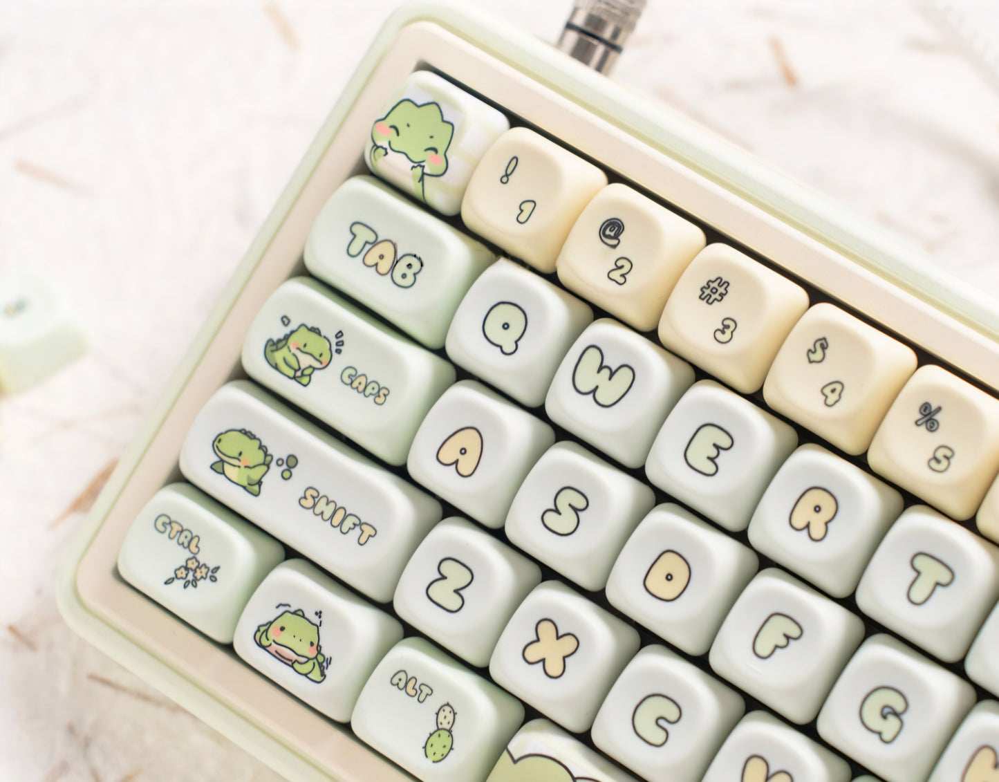 Dinosaurs MOA Profile PBT Keycaps