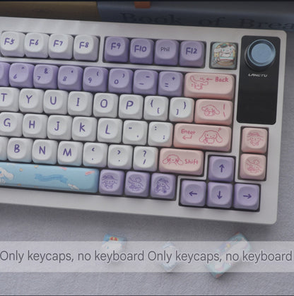 Cinnamon Rabbit MOA PBT Keycaps Mac Compatible