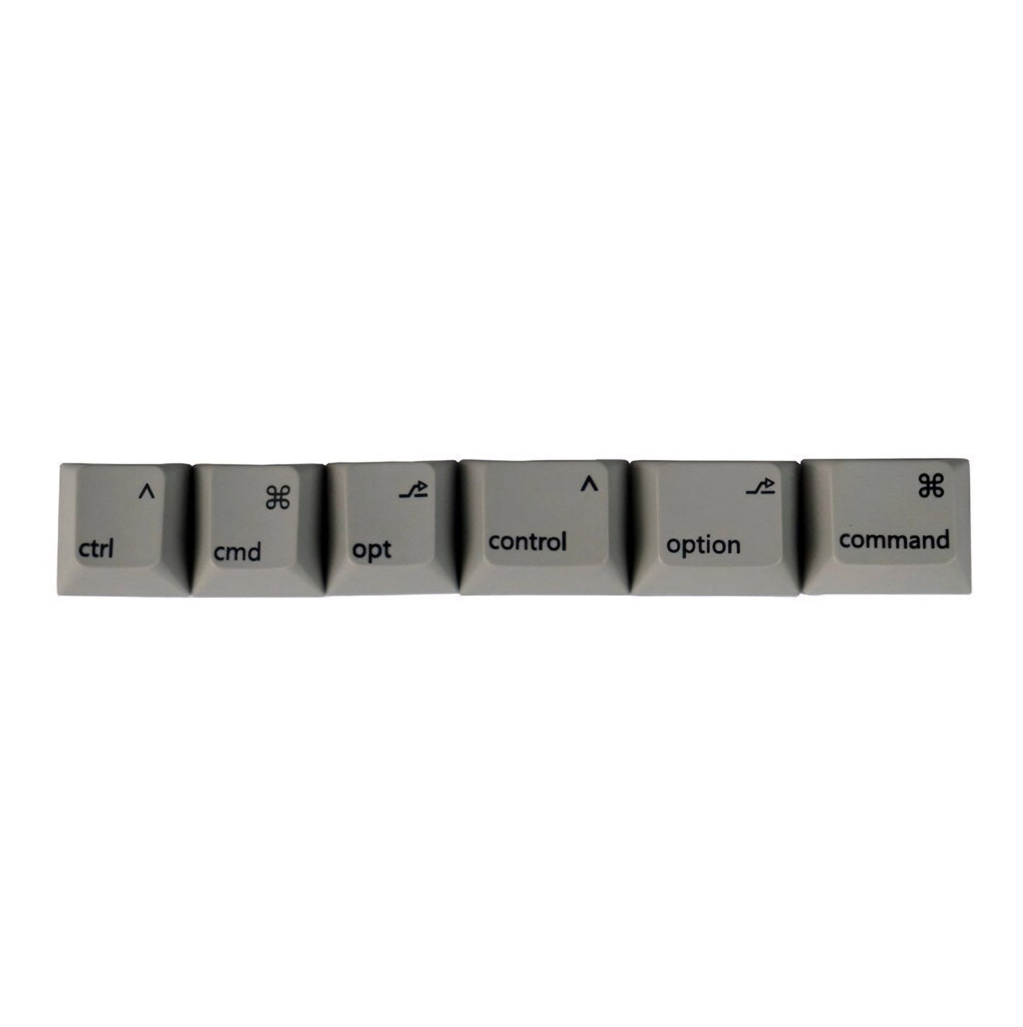 6pc Apple Mac Modifier Keycap Cherry Profile PBT