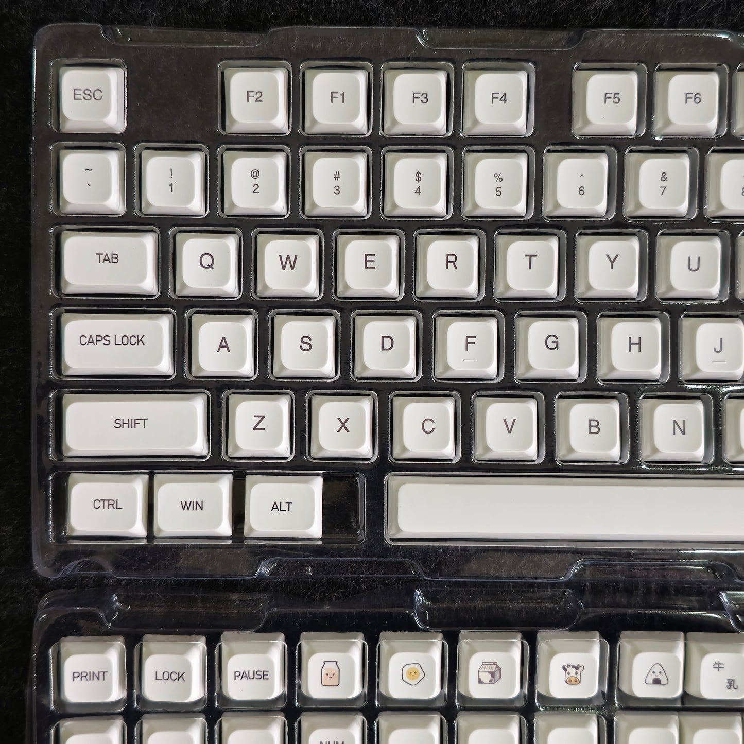 BOW XDA PBT Keycaps BB Version