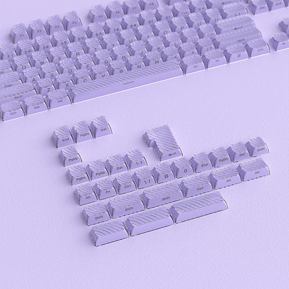 Purple Demon Wave OEM Side Printed Keycaps