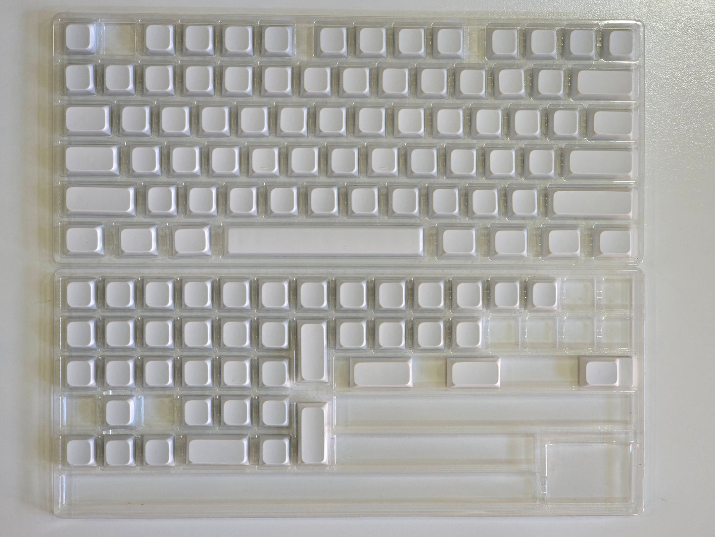 Blank XDA White PBT Keycaps 116 Keys New V2