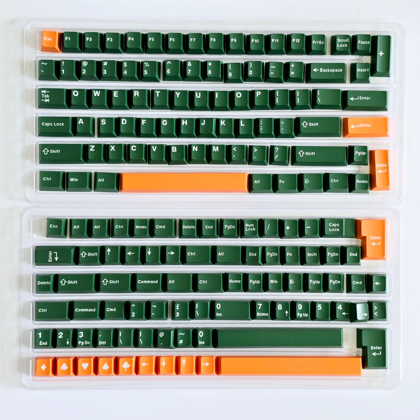 Classic Emerald Quality Cherry PBT Doubleshot Keycaps