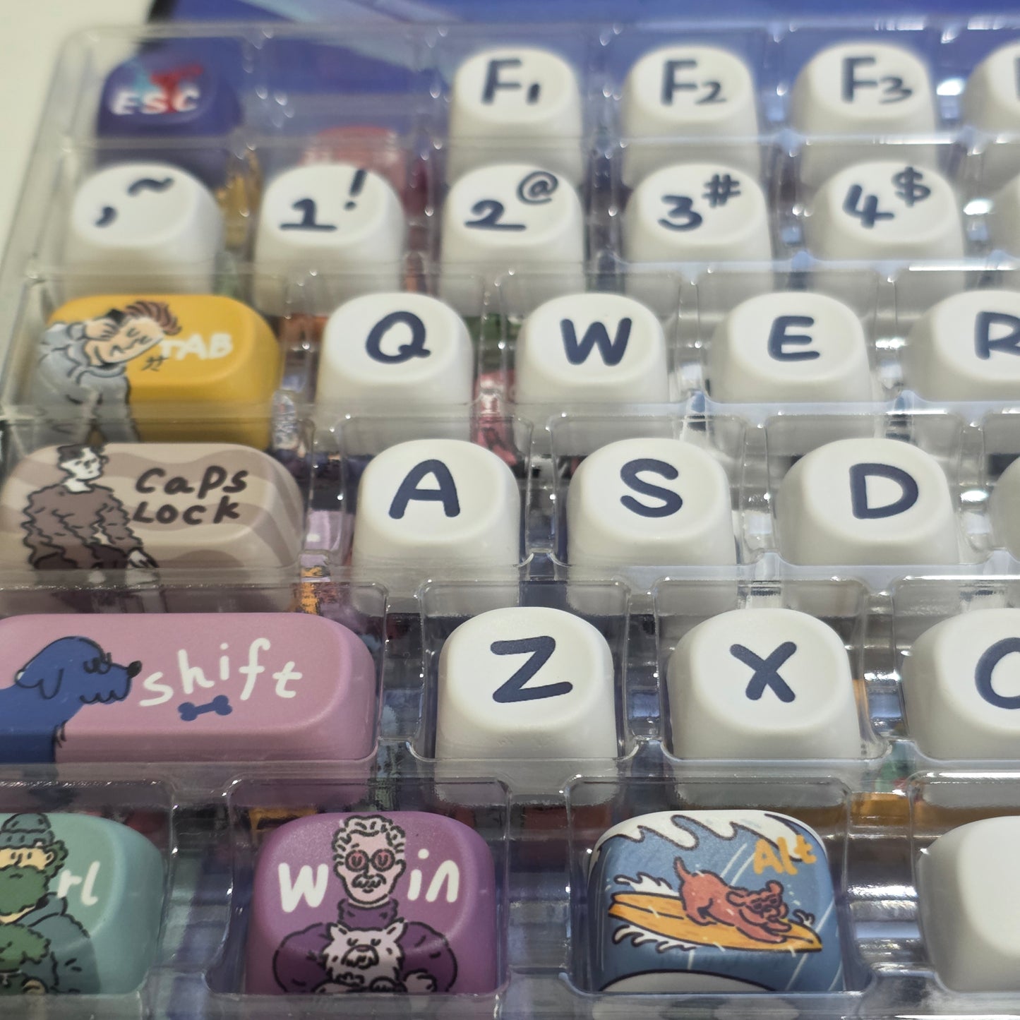 Spray XDA/MOA PBT Keycaps V2