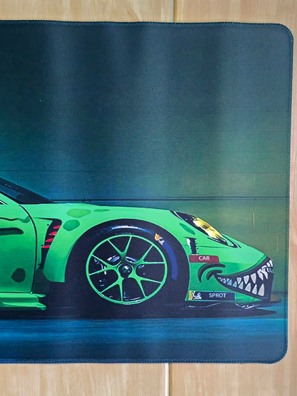Porsche GT3 Green Smooth XXL Deskmat
