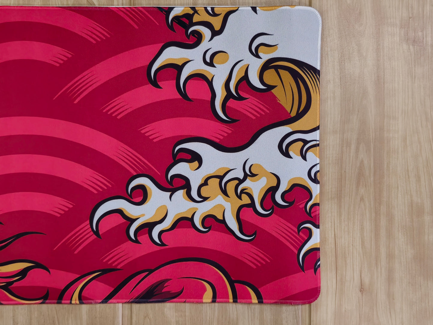 Fiery Red Dragon Premium Hybrid Control Surface XXL Deskmat