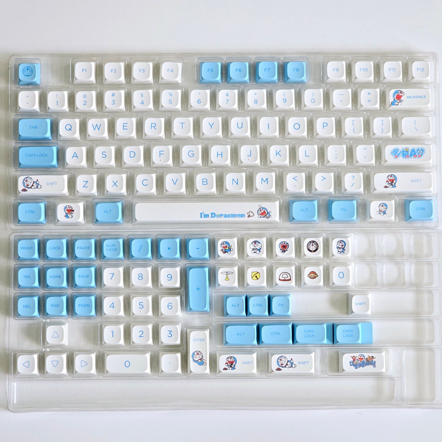 Doraemon XDA PBT Keycaps