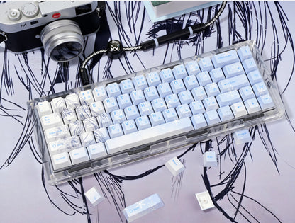 Nono Anime Snow Cherry 1.7mm Cherry PBT Mini Keycaps