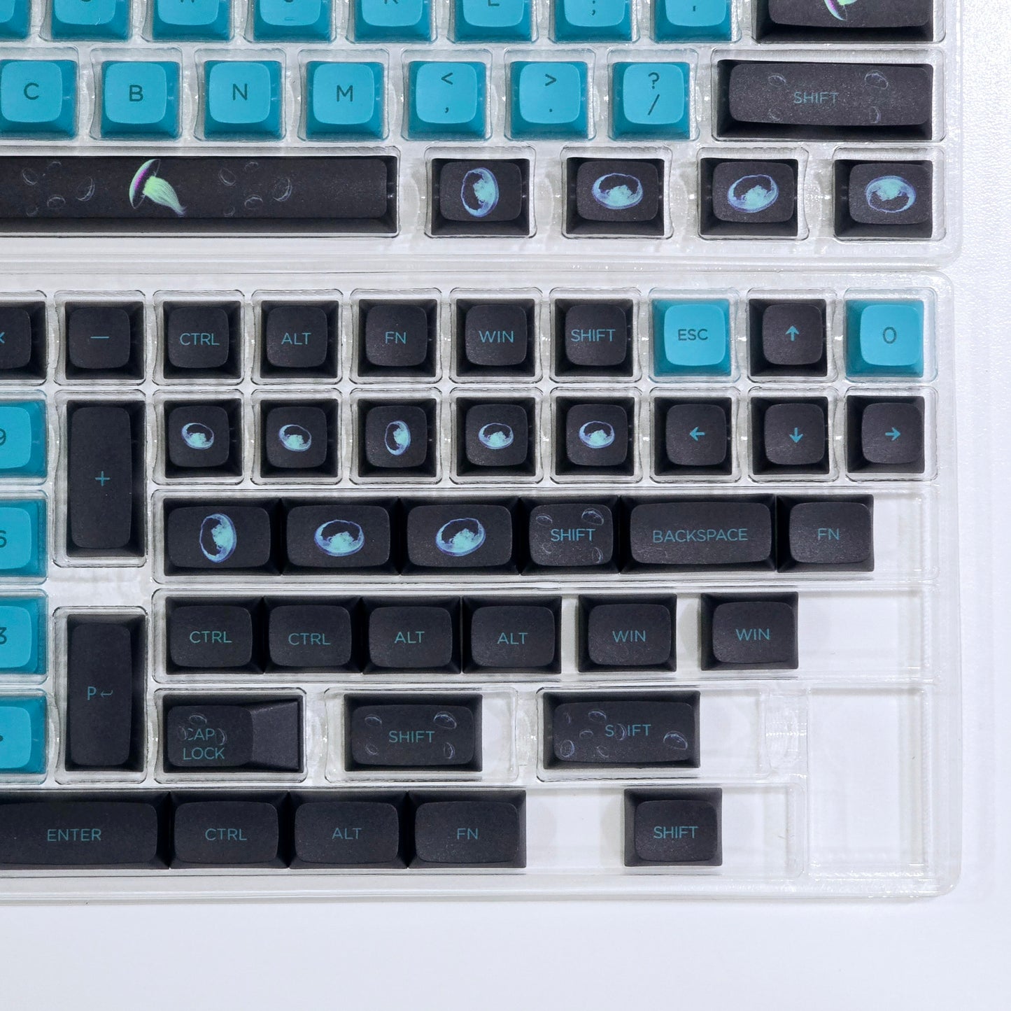 CLEARANCE Jellyfish Premium XDA PBT Keycaps