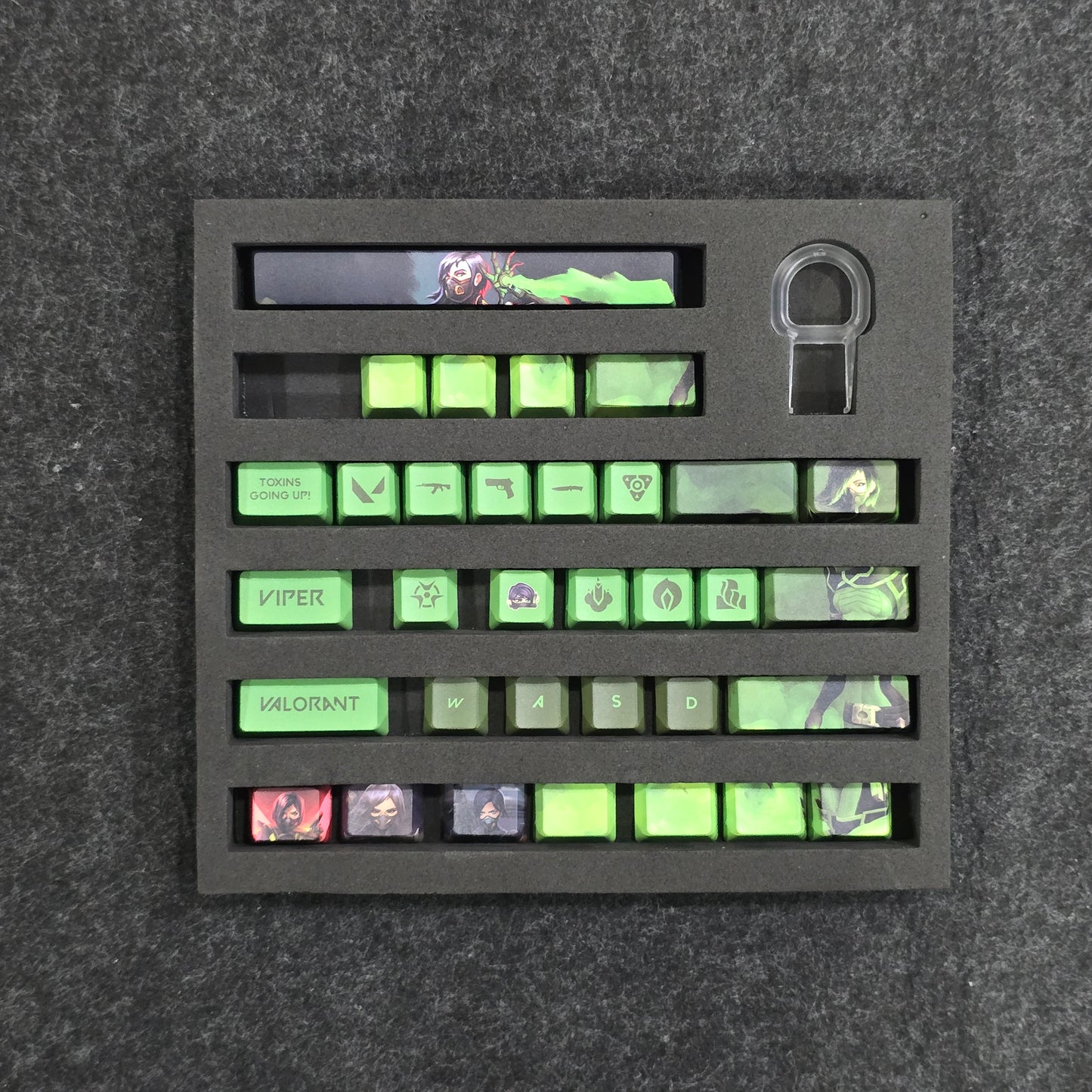 Valorant VIPER Special Edition High Quality Keycaps 33 Keys