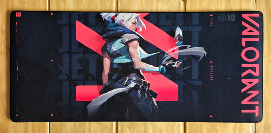 Jett Valorant Premium Control Surface XXL Deskmat