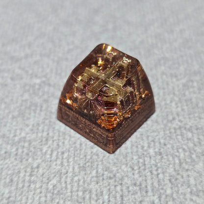 Ancient Egypt Temples Resin Handmade Artisan Keycap 1u