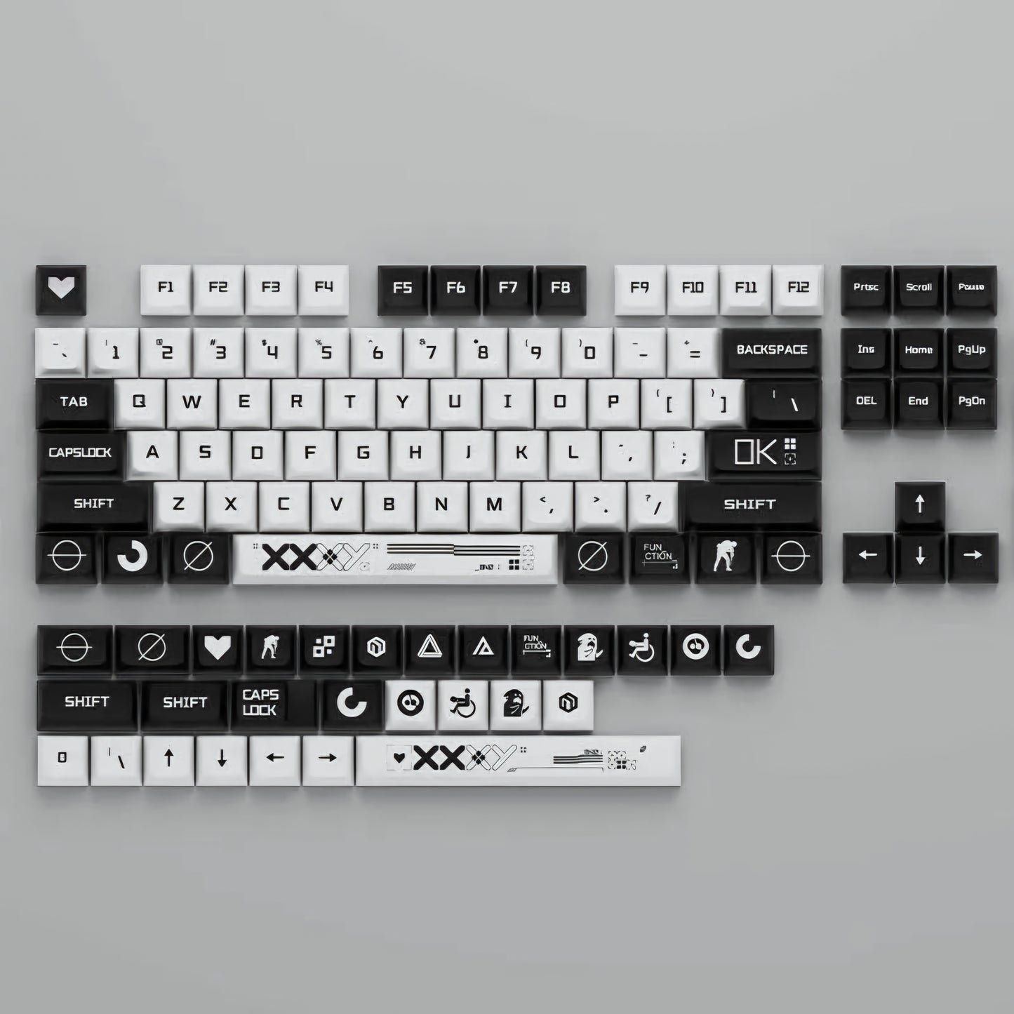 Counter Strike Print Stream XDA PBT KeycapS