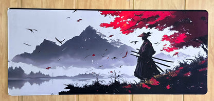 Samurai Warrior Cherry Blossom Smooth XXL Deskmat