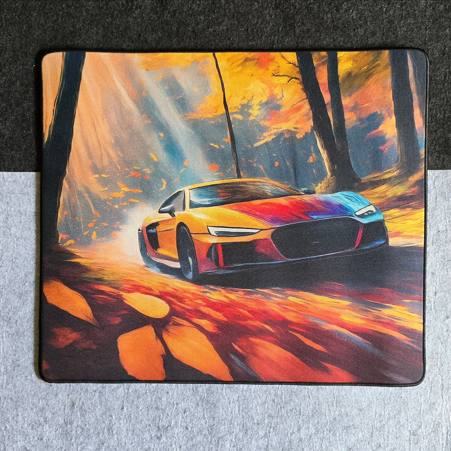 R8 Fall illustartion 44*40*4mm Control Gaming Mousepad