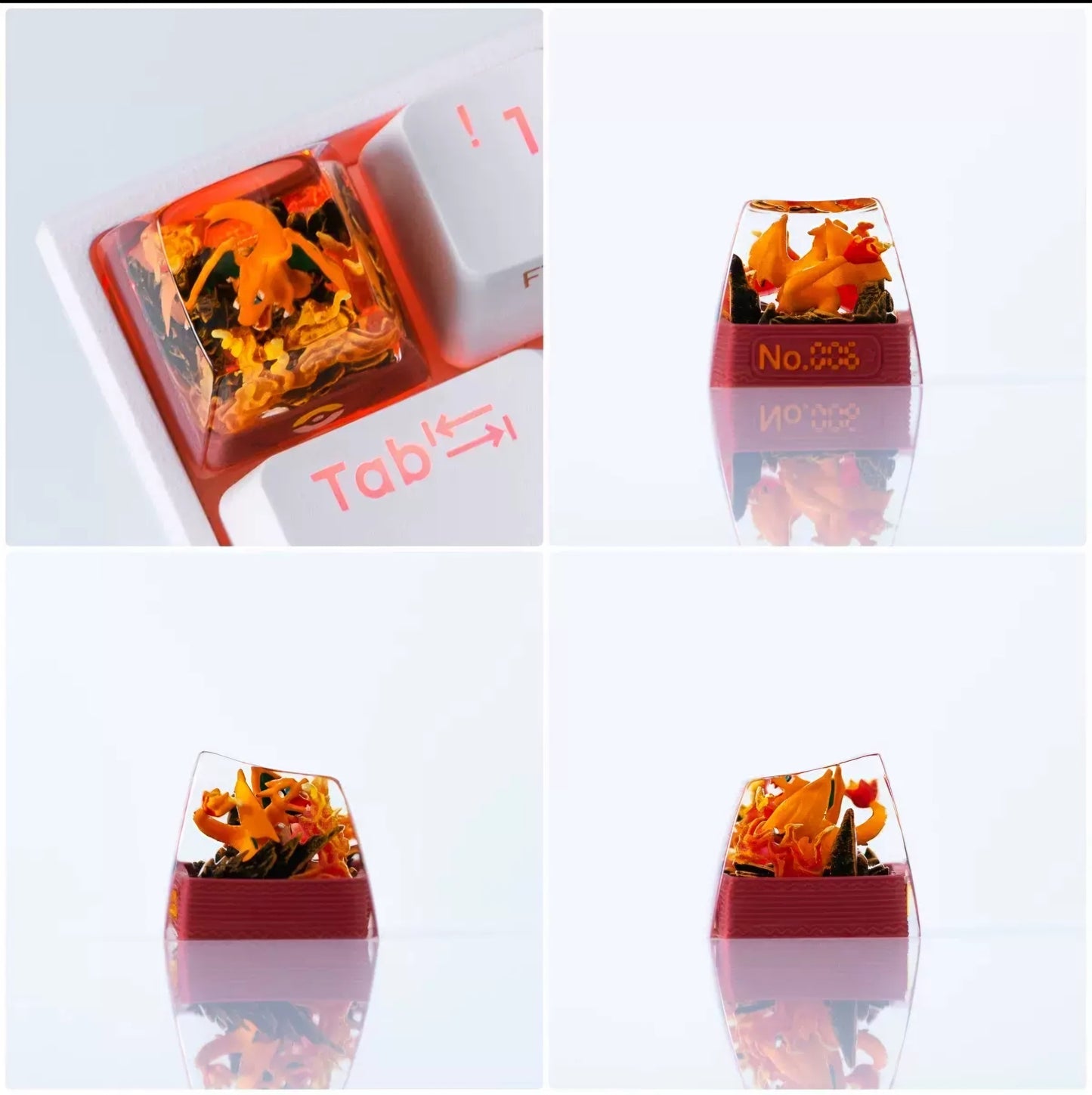 (CLEARANCE ) Pokemon High Quality Resin Artisan Keycaps 1u