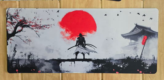 Samurai Fighter Under Red Sun Super Smooth XXL Deskmat