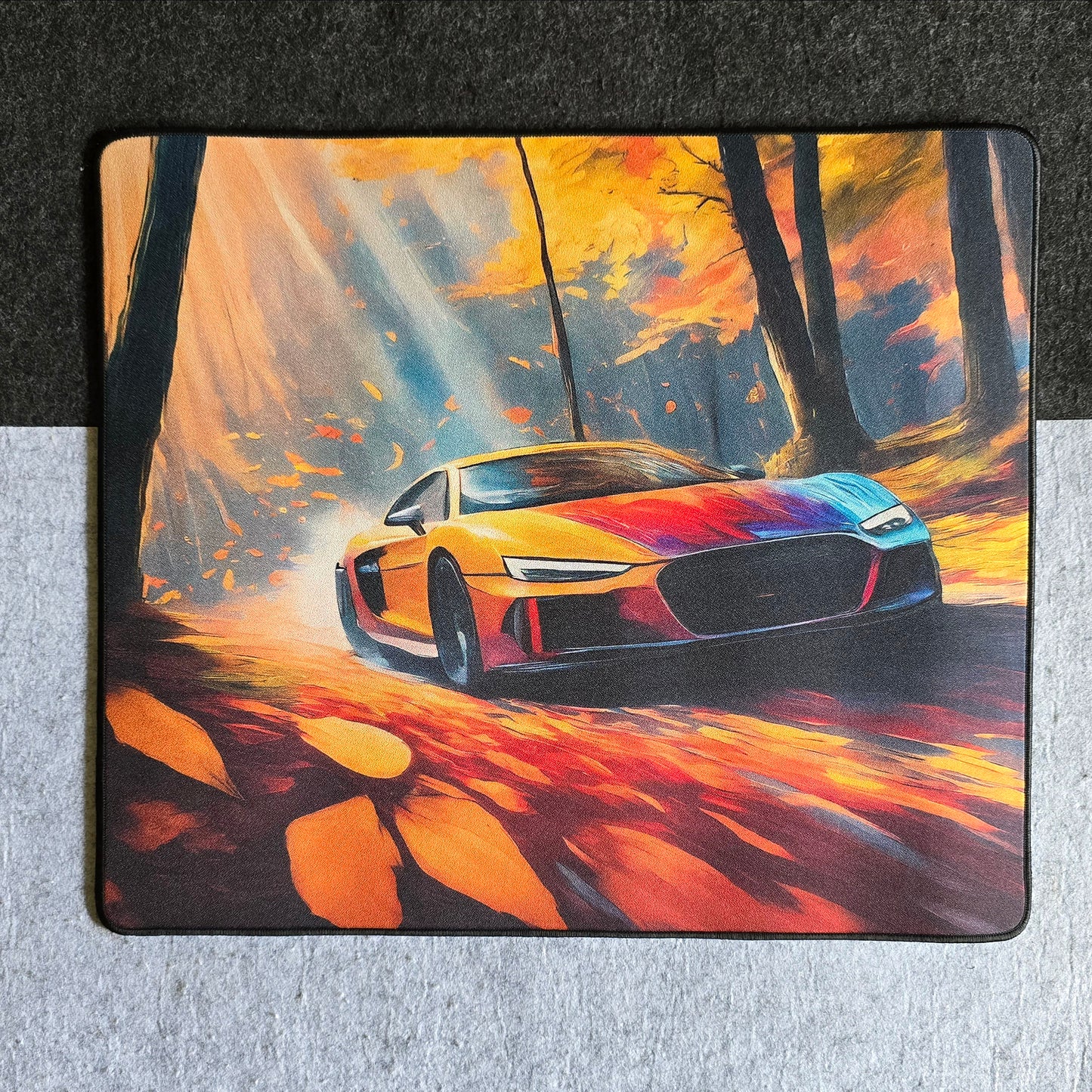 R8 Fall illustartion 44*40*4mm Control Gaming Mousepad