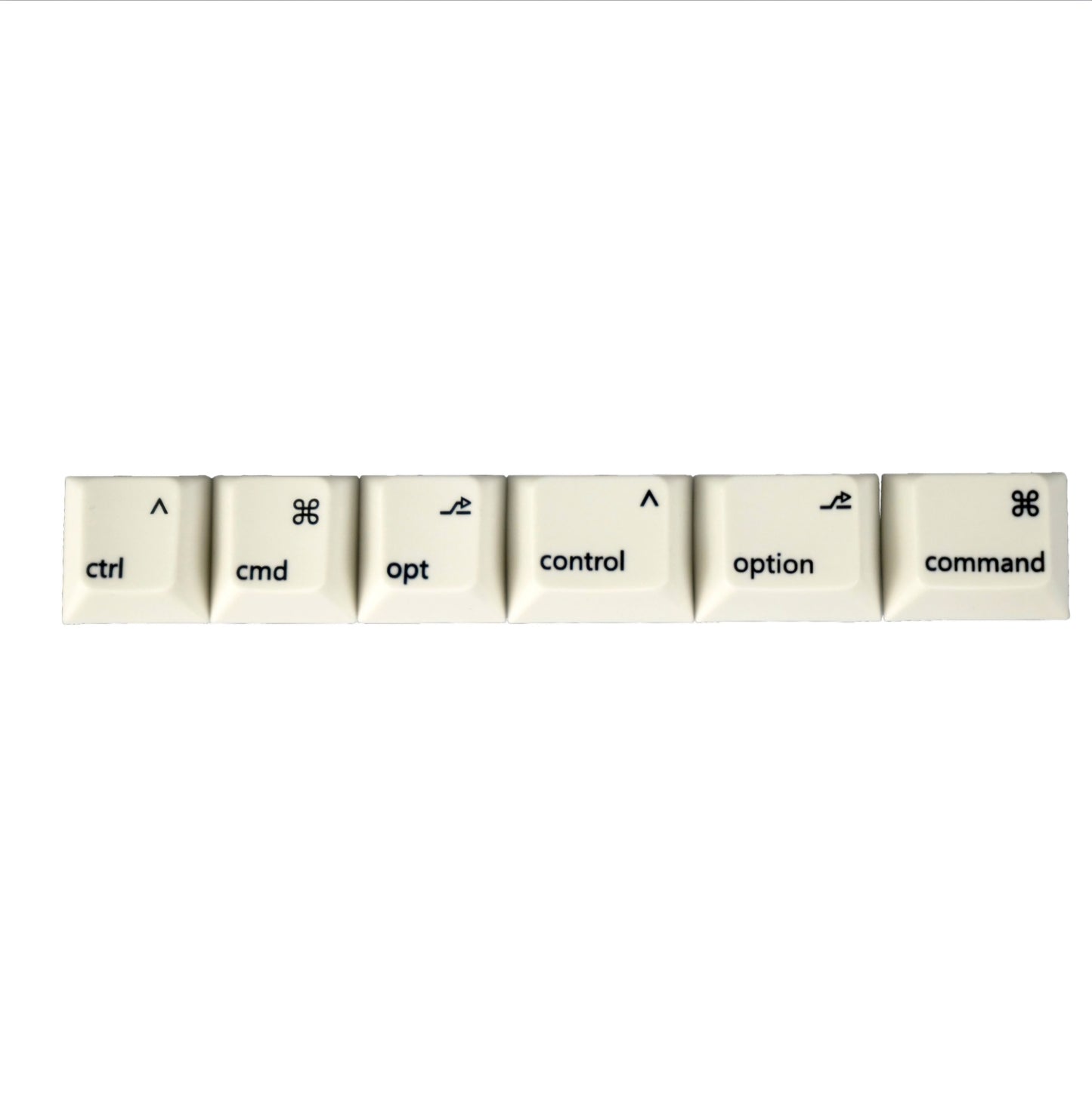 6pc Apple Mac Modifier Keycap Cherry Profile PBT