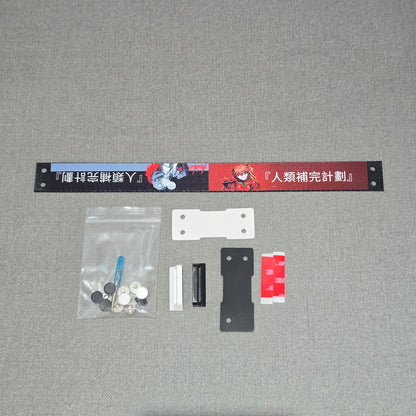 Anime Ribbon Straps with Adhesive And Installation Kit For Keyboard
