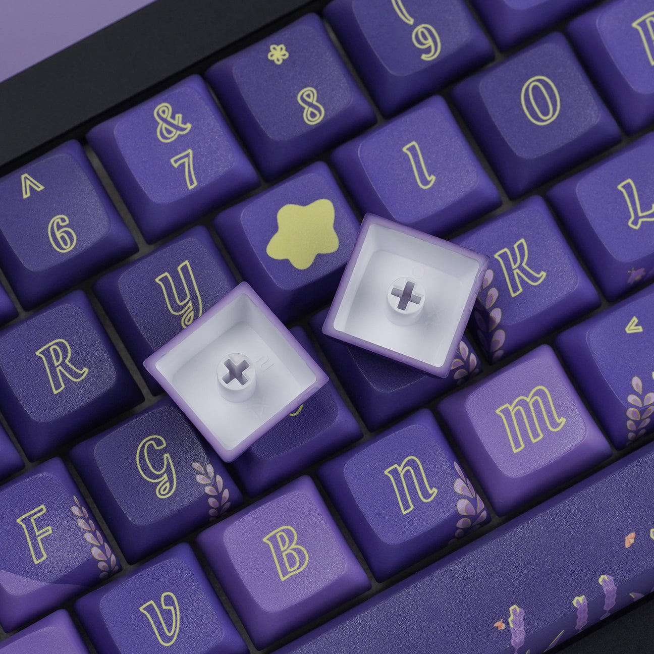 Lavender XDA PBT Keycaps