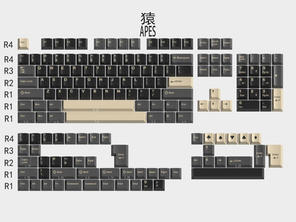 Apes Quality Cherry Doubleshot PBT Keycaps