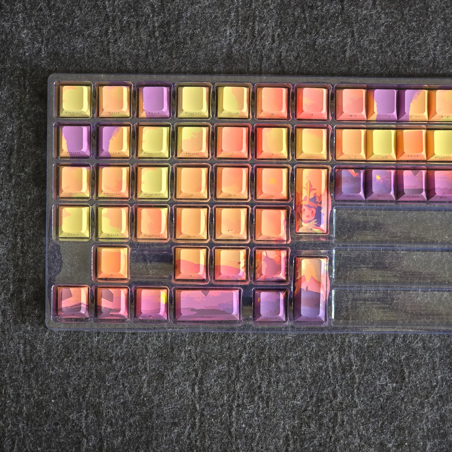 Polaris Side Backlit Doubleshot Cherry PBT