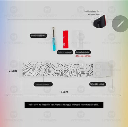 Valorant Topography Wooting Style Ribbon Straps Kit For Keyboard