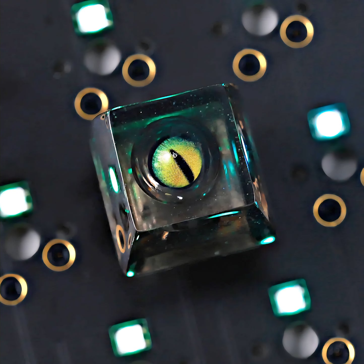 Womier Evil Eye Rotating Artisan Resin Keycap