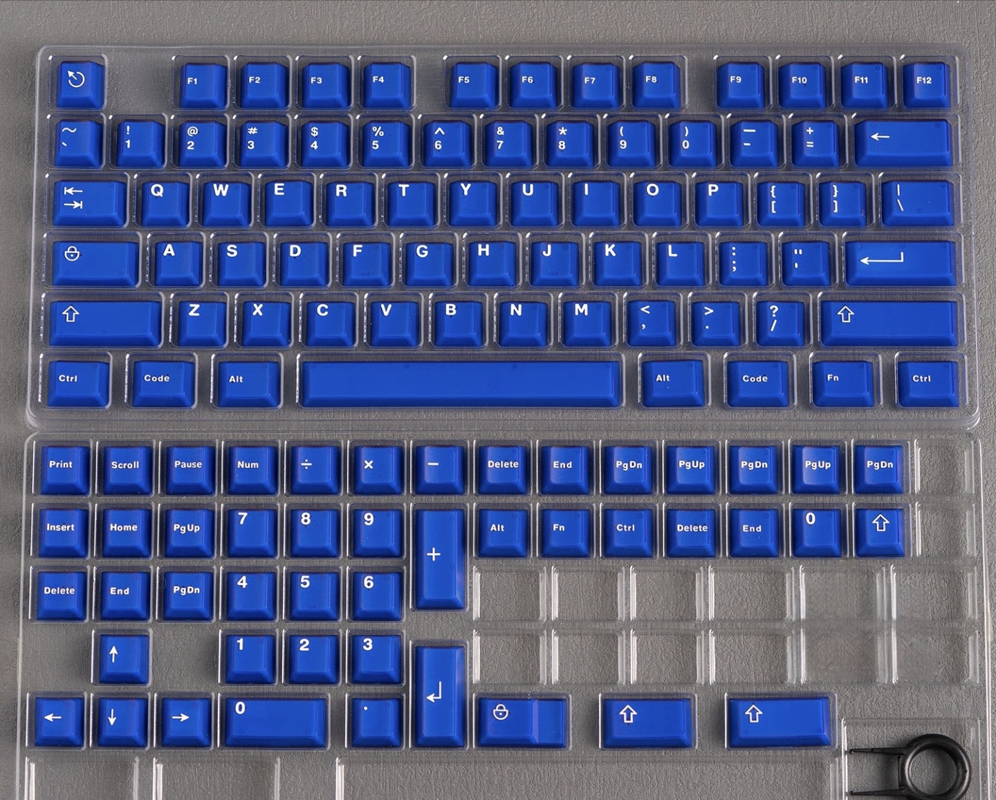 Klein Blue Cherry Double shot keycaps