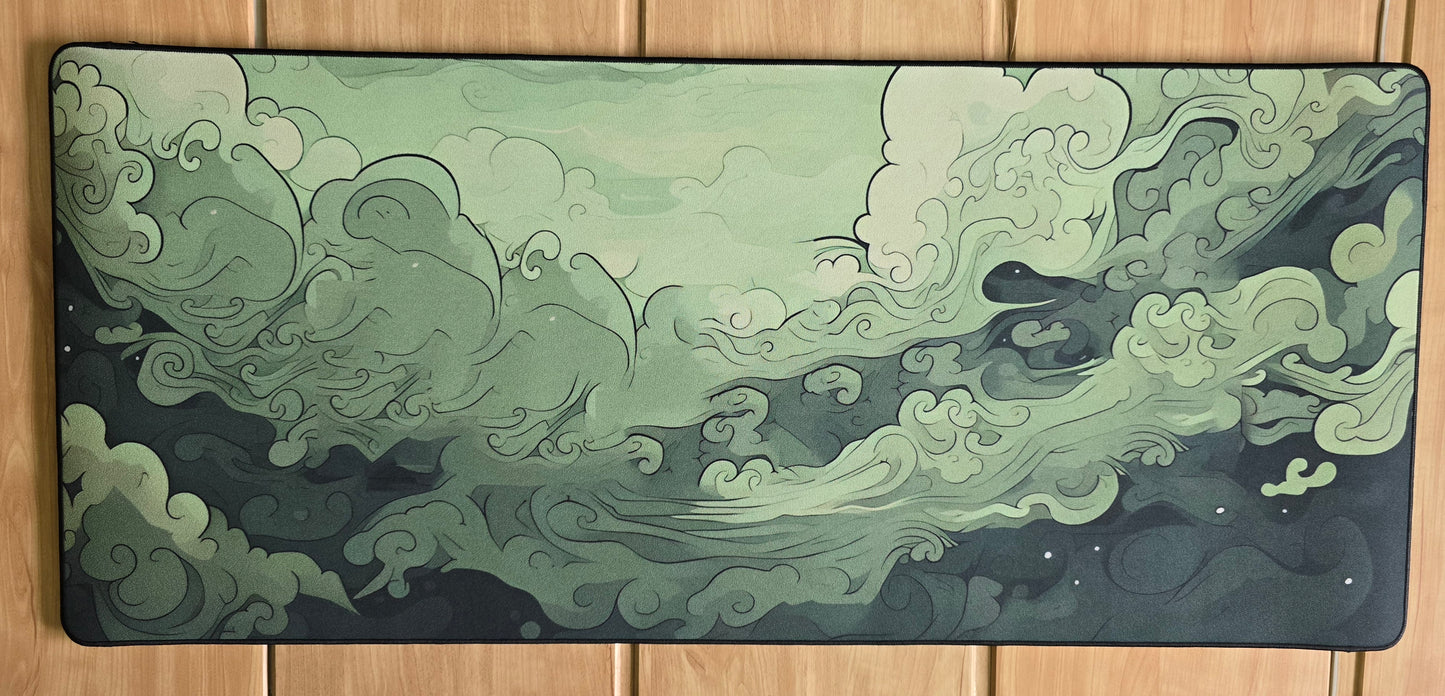 Green Cloud Forest Premium Control XXL Deskmat