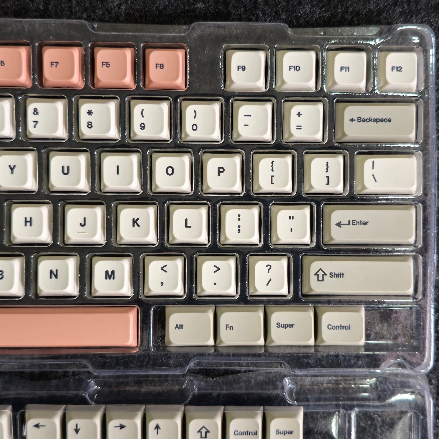 Retro XDA PBT Keycaps BB Version