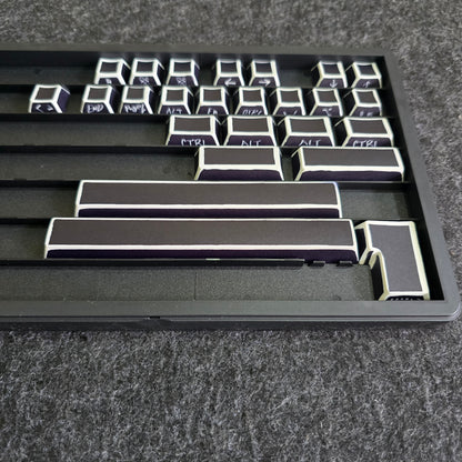 PREMIUM Sketchbook Comic Side Legends Cherry Thick PBT Keycaps with storage box