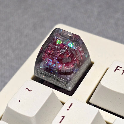 Ancient Egypt Temples Resin Handmade Artisan Keycap 1u