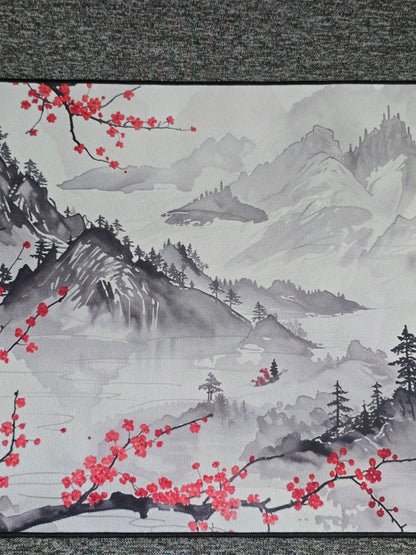 Sakura Mountains Premium Control Surface XXL Deskmat
