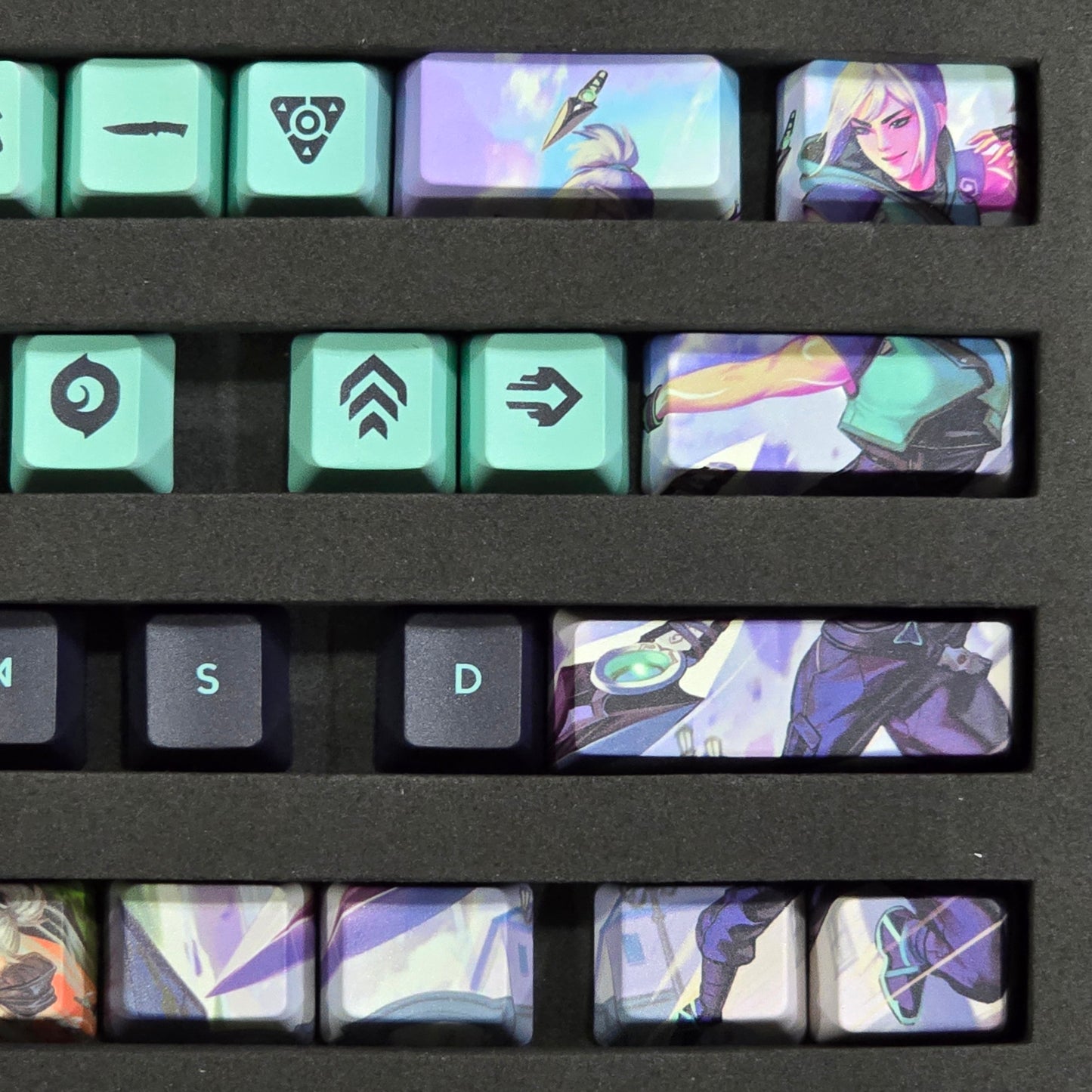 Valorant JETT Special Edition High Quality Keycaps 33 Keys