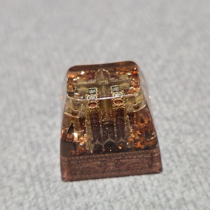 Ancient Egypt Temples Resin Handmade Artisan Keycap 1u