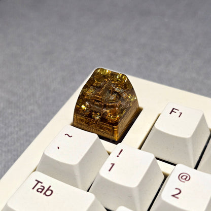 Ancient Egypt Temples Resin Handmade Artisan Keycap 1u