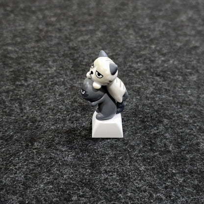 Adorable Grumpy Cats 3D Artisan Keycaps