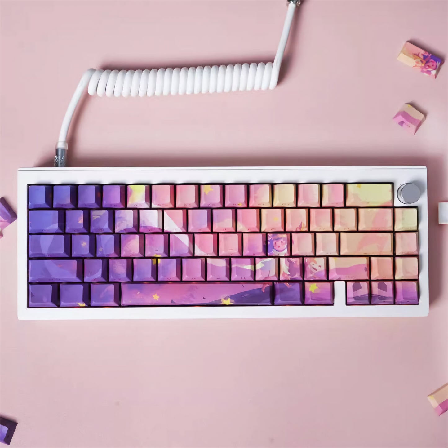 Polaris Side Backlit Doubleshot Cherry PBT