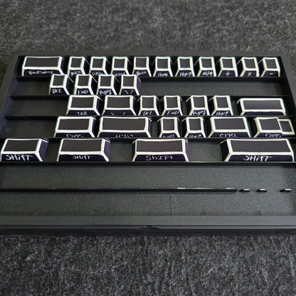 PREMIUM Sketchbook Comic Side Legends Cherry Thick PBT Keycaps with storage box
