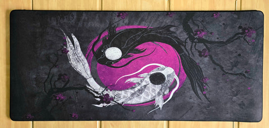 Amethyst Koi Night Premium Control Surface XXL Deskmat