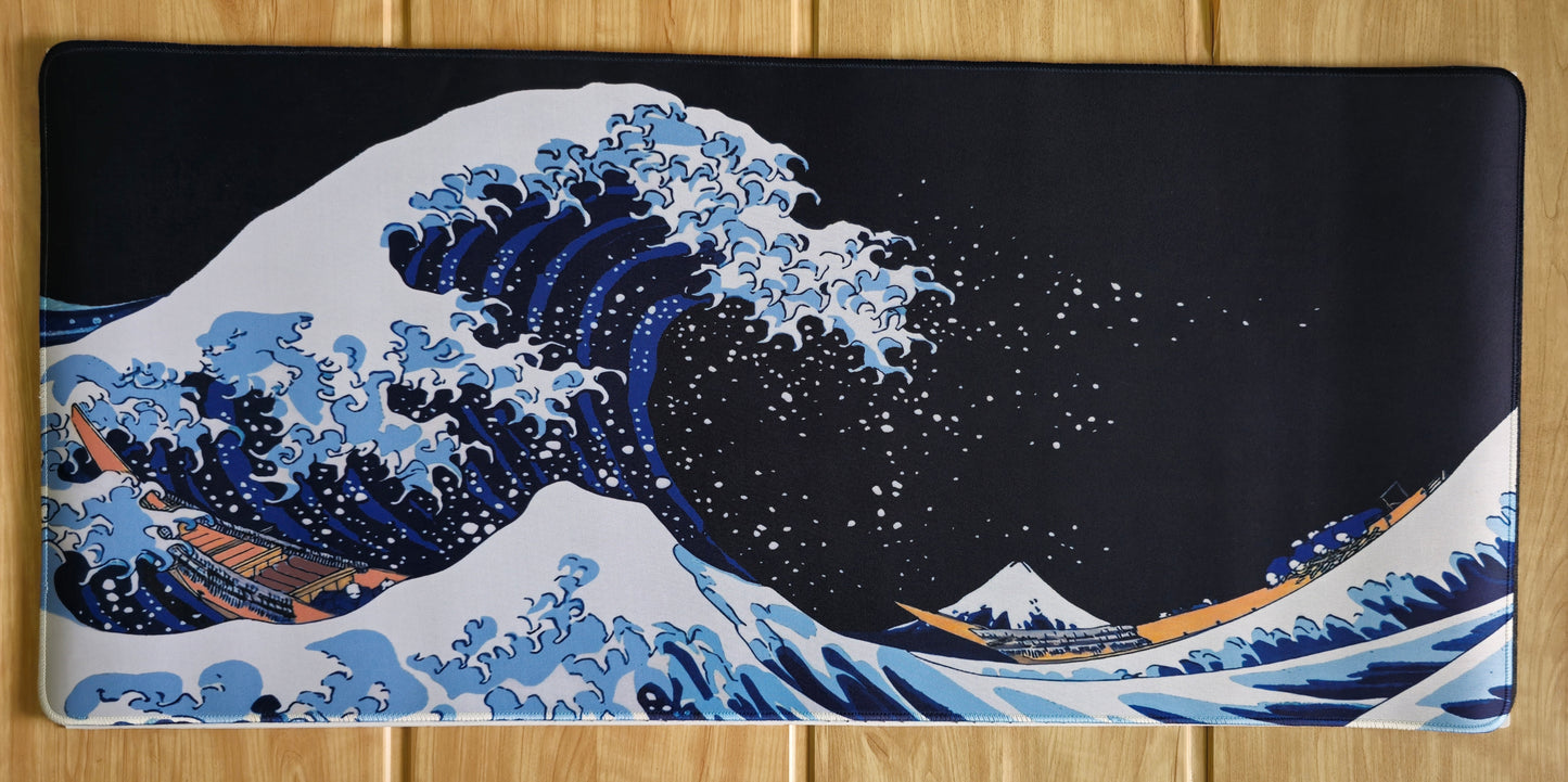 The Great Wave Of Kanagawa XXL Speed Deskmat