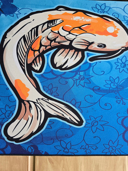 Gold Koi Fish Premium Control Surface XXL Deskmat