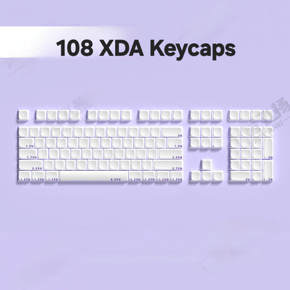 1.8mm Thick XDA Blank 108 PBT Keycaps
