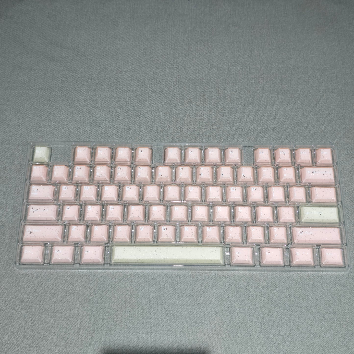 Peach Star Sparking Doubleshot Thick Keycaps