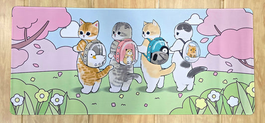 Cats Garden Party Smooth XXL Deskmat