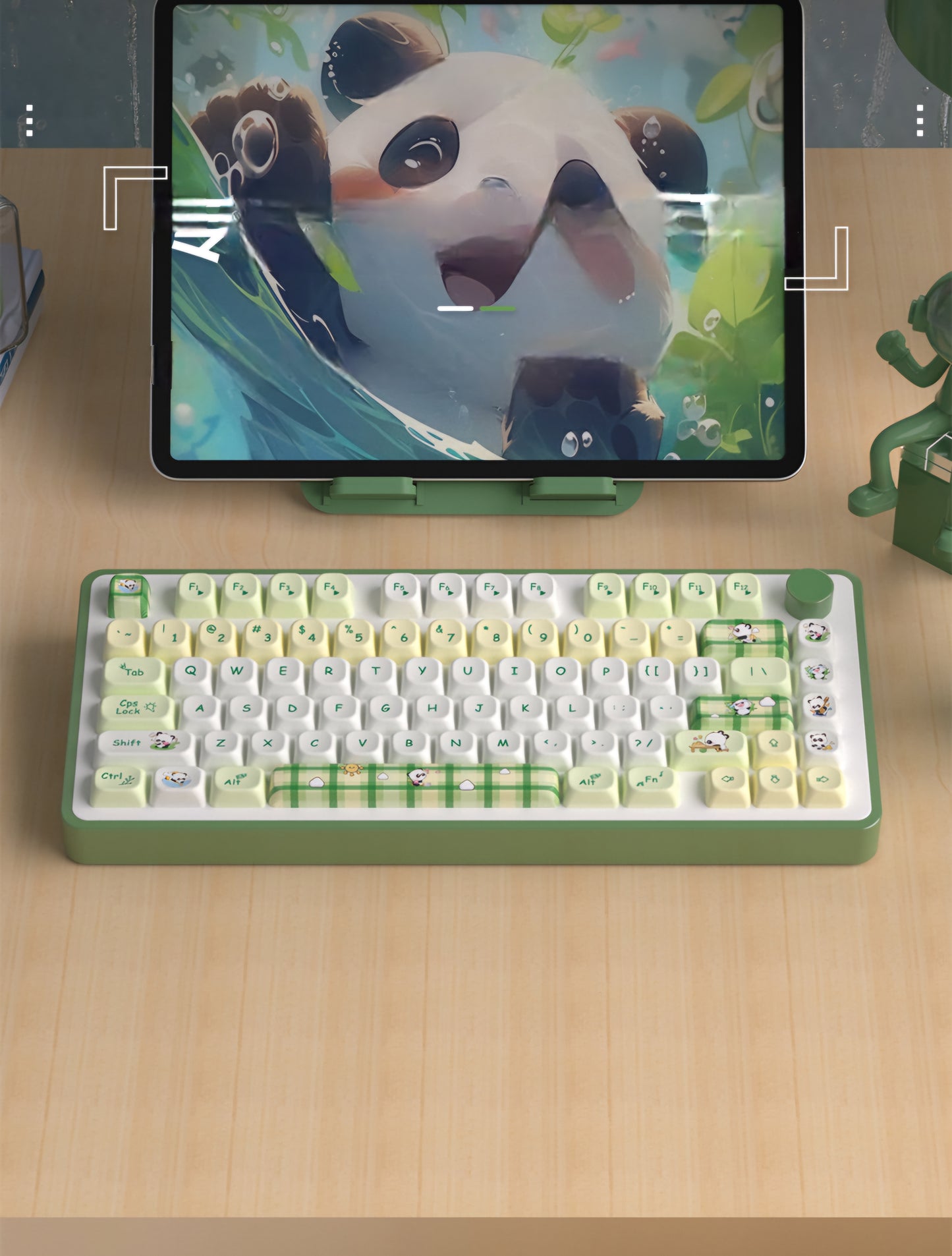 Secret Agent Panda MOA PBT Keycaps