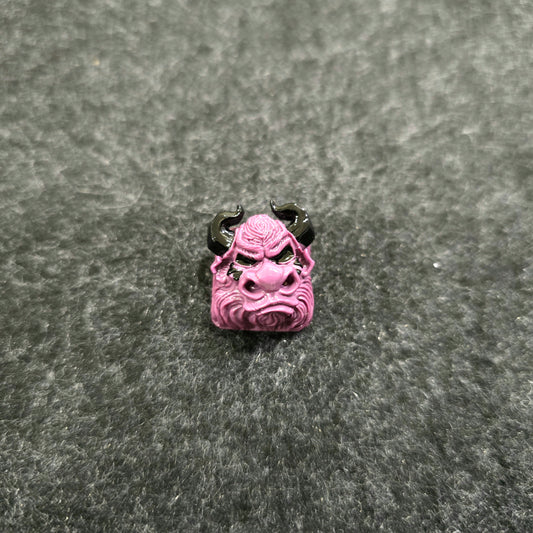 Purple Bull With Black Horns Artisan Keycap